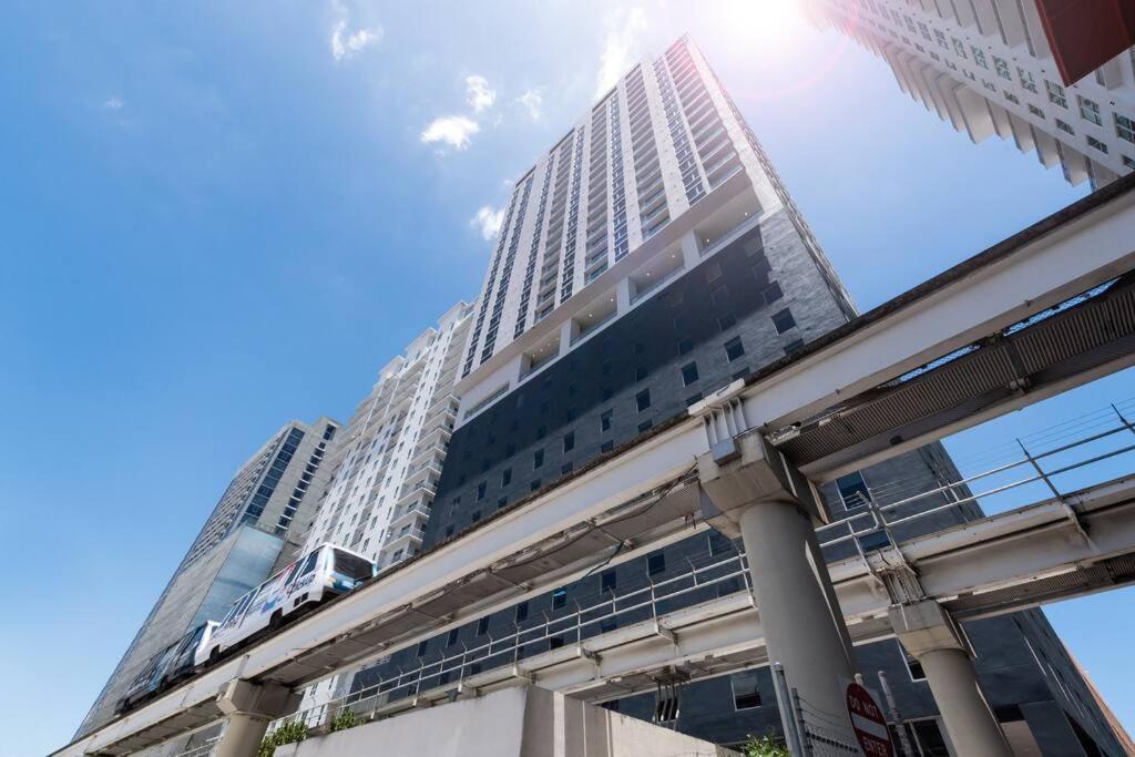 Stylish Modern Downtown Studio Free Parking Apartment Miami Exterior photo